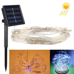 20m 200 LEDs SMD 0603 Solarpanel Silberdraht Lichterkette Märchenlampe Dekoratives Licht, DC 5V, 20m 200 LEDs Buntes Licht, 20m 200 LEDs Weißes Licht