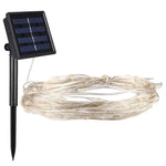 20m 200 LEDs SMD 0603 Solarpanel Silberdraht Lichterkette Märchenlampe Dekoratives Licht, DC 5V, 20m 200 LEDs Buntes Licht, 20m 200 LEDs Weißes Licht