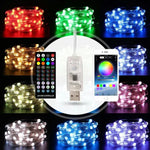 Weihnachtsdekoration USB-Kupferdraht-Lichterkette Fernbedienung & Bluetooth Mobile APP-Steuerung, Länge: 5m 50 LEDs, Fernbedienung & APP-Steuerung, Länge: 5m 50 LEDs