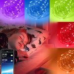 Weihnachtsdekoration RGB Kupferdraht-Lichterkette Bluetooth Mobile APP Steuerung, Länge: 10m 100 LEDs, 10m 100 LEDs