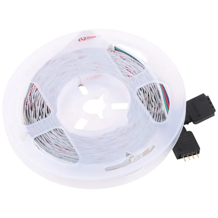 Bare Board 2835 SMD RGB LED Rope Light, 60 LED/m, Length: 5m, 12V 2A 100-240V, with 44-key Remote Control, 2835 SMD RGB LED, 5m, with 44-key Remote Control