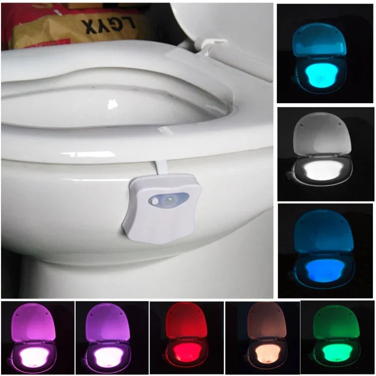8 Farben Innenbeleuchtung Nachtlichter Bewegungssensor LED Toilettensitzabdeckung Licht Schüssel Licht Lampe, LED1660, LED1660US