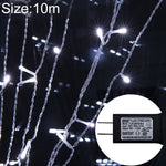 100 LED Lichterkette mit Endverbinder & 8 Modellfunktionen, US-Stecker, 10m Weißlicht