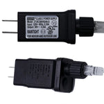 100 LED Lichterkette mit Endverbinder & 8 Modellfunktionen, US-Stecker, 10m Weißlicht