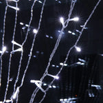 100 LED Lichterkette mit Endverbinder & 8 Modellfunktionen, US-Stecker, 10m Weißlicht