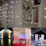 100 LED Lichterkette mit Endverbinder & 8 Modellfunktionen, US-Stecker, 10m Weißlicht