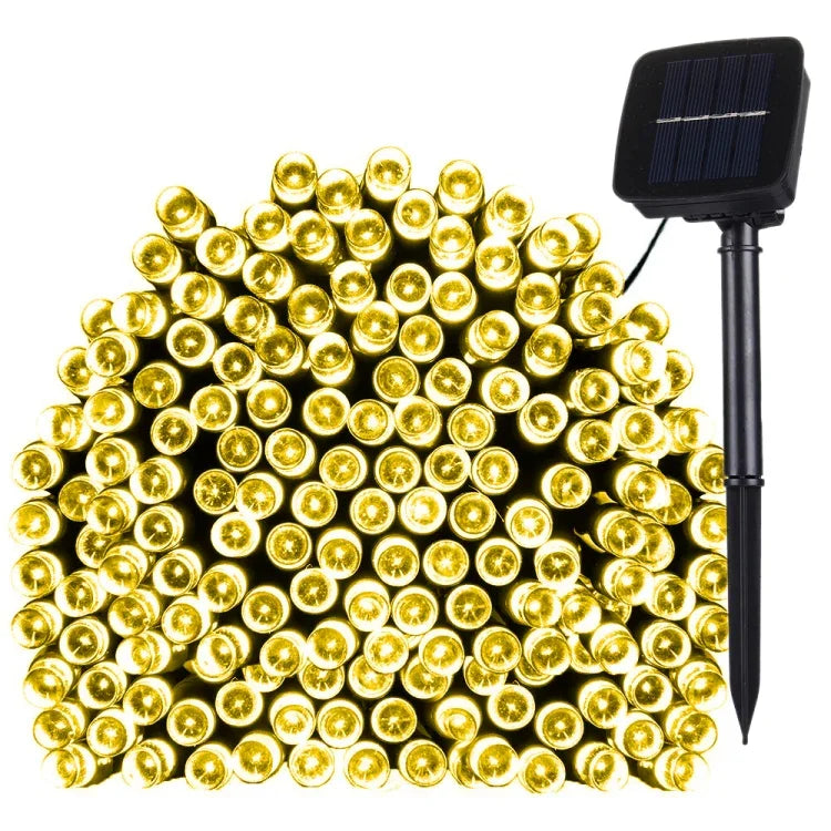 100 LEDs Weihnachtsdekolicht, 17m Blaulicht, 17m Buntlicht, 17m Weißlicht, 17m Warmweiß
