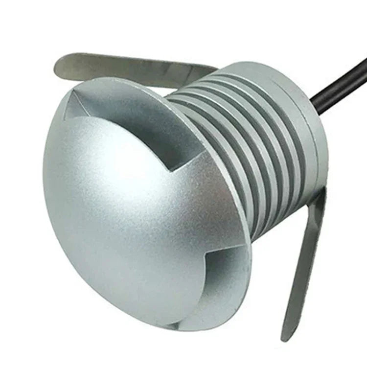 3W LED Embedded Polarized Buried Lamp IP67 Waterproof Turtle Shell Lamp Outdoor Garden Lawn Lamp, Warm Light 3000K Q2 Two-way Light, Warm Light 3000K Q2