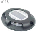 4 Stück LED Solarbetriebene Eingelassene Bodenleuchte IP68 Wasserdicht Außen Garten Rasenlampe
