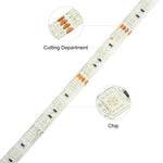 300 LEDs SMD 5050 Buntes Licht APP-Fernbedienung Funktioniert mit Alexa & Google Home