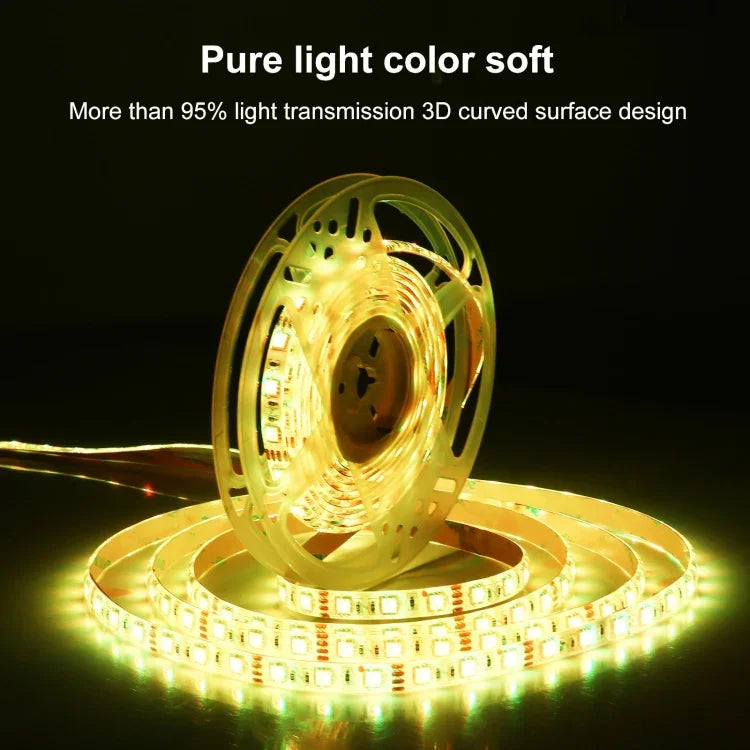 300 LEDs SMD 5050 Buntes Licht APP-Fernbedienung Funktioniert mit Alexa & Google Home