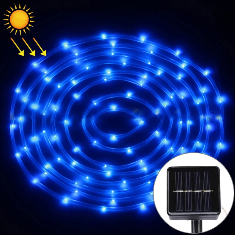 Solarpanel wasserfest 50 LED, 5m 50LED Blaues Licht, 5m 50LED Weißes Licht, 5m 50LED Warmweißes Licht