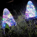Solare Kegel-Starlight-Pendelleuchte IP55 Wasserdichte Garten-Außenbeleuchtung