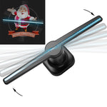 224 LEDs Hologramm Holografischer Anzeigeventilator mit Fernbedienung, unterstützt 4GB Micro SD Karte, AC 100-240V, 450 x 224 Pixel