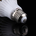 E27 5W 12 LEDs SMD 5730 300LM Infrarot-Bewegungssensor-LED-Glühbirne, Sensorabstand: 4-6m, AC 220V, E27 5W Weißlicht, E27 5W Warmweiß