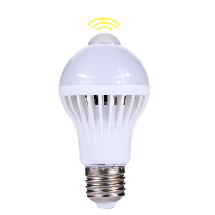 Sensorabstand: 4-6m, AC 85-265V, E27 9W Weißlicht, E27 9W Warmweiß