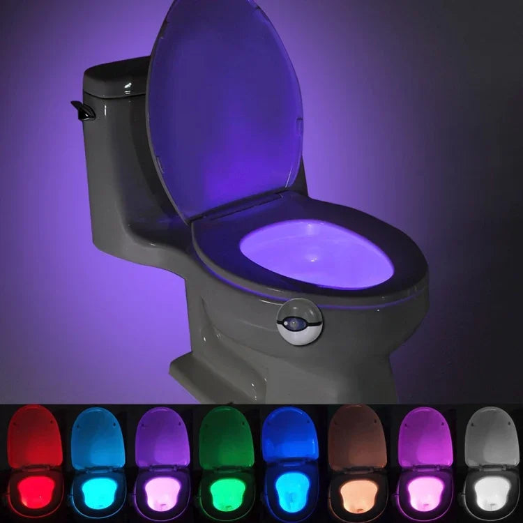Detektor für Heimtoilette Badezimmersitz, Multimodus 7 Farblicht
