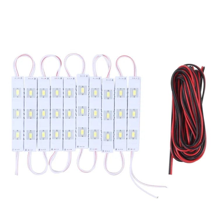 30 LEDs 5630 SMD LED Module Weißlicht wasserdichte Dekorationsleuchte, 5M Kabellänge, DC 12V, 30 LEDs 5630 SMD