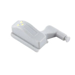 0.3W Universelle Innen-Scharnier-LED-Sensorlampe, Schrank 3 LEDs Nachtlicht Auto EIN/AUS Glühbirne, 1 STK. Weißlicht, 1 STK. Warmweiß