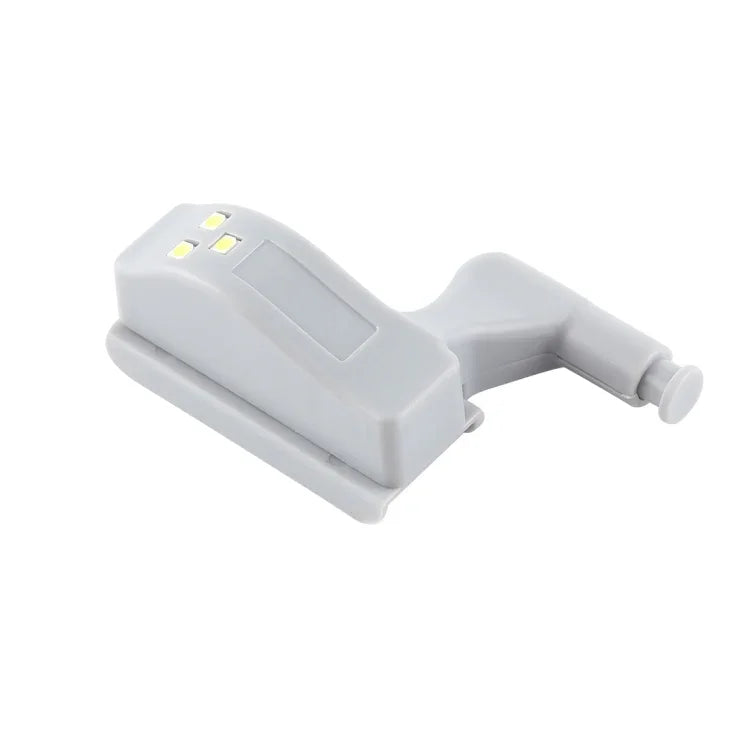 0.3W Universelle Innen-Scharnier-LED-Sensorlampe, Schrank 3 LEDs Nachtlicht Auto EIN/AUS Glühbirne, 1 STK. Weißlicht, 1 STK. Warmweiß