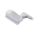 0.3W Universelle Innen-Scharnier-LED-Sensorlampe, Schrank 3 LEDs Nachtlicht Auto EIN/AUS Glühbirne, 1 STK. Weißlicht, 1 STK. Warmweiß