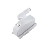 0.3W Universelle Innen-Scharnier-LED-Sensorlampe, Schrank 3 LEDs Nachtlicht Auto EIN/AUS Glühbirne, 1 STK. Weißlicht, 1 STK. Warmweiß