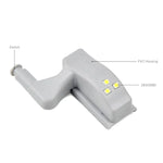 10 STÜCK 0.3W Universelle Innen-Scharnier-LED-Sensorlampe Schrank 3 LEDs Nachtlicht Auto EIN/AUS-Birne, 10 STÜCK Weißlicht, 10 STÜCK Warmweiß