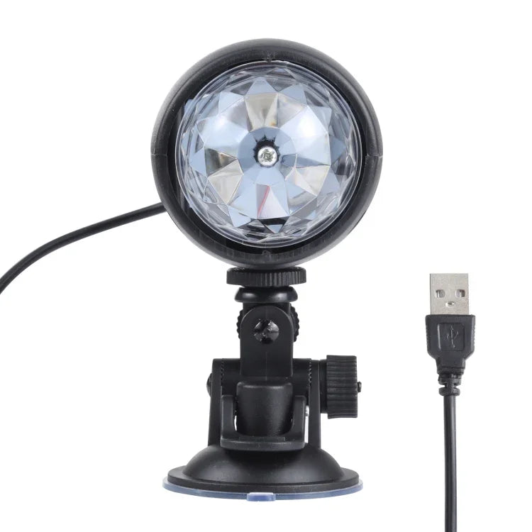 3W USB Bunte rotierende Bühnen-LED-Lampe