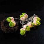 10 LED-Lampen in Form niedlicher Ostereier, dekorative Lampen, festliche Dekorationslichter