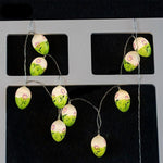 10 LED-Lampen in Form niedlicher Ostereier, dekorative Lampen, festliche Dekorationslichter