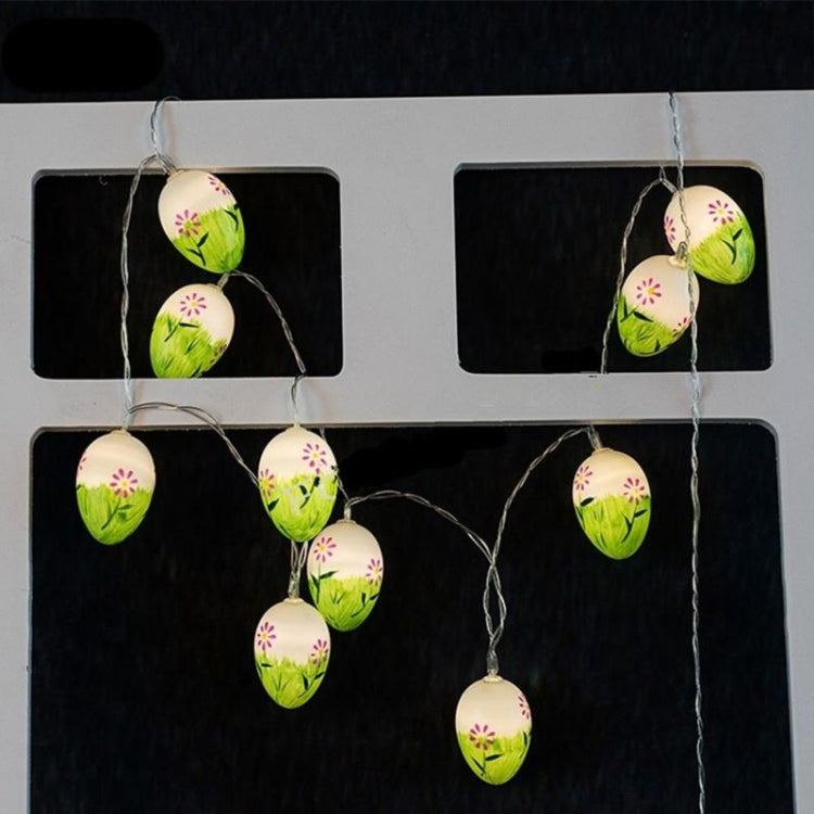 10 LED-Lampen in Form niedlicher Ostereier, dekorative Lampen, festliche Dekorationslichter