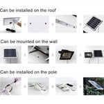30W 170 LEDs IP67 wasserdichter Solarstrahler mit Fernbedienung, 30W