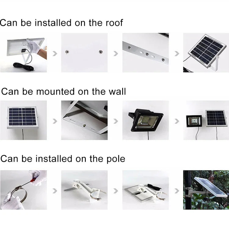 30W 170 LEDs IP67 wasserdichter Solarstrahler mit Fernbedienung, 30W