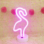 Warme Märchen-Dekorationslampe Nachtlicht für Weihnachten, Hochzeit, Party, Schlafzimmer, Flamingo