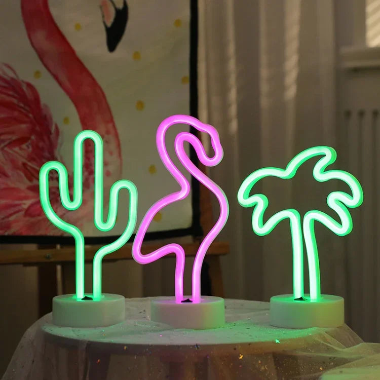 Warme Feen-Deko-Lampe Nachtlicht für Weihnachten, Hochzeit, Party, Schlafzimmer, Kaktus