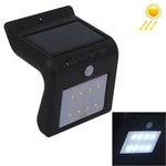 8 LEDs Solar Bewegungssensor Wandleuchte mit Solarpanel, 8 LEDs Weißlicht