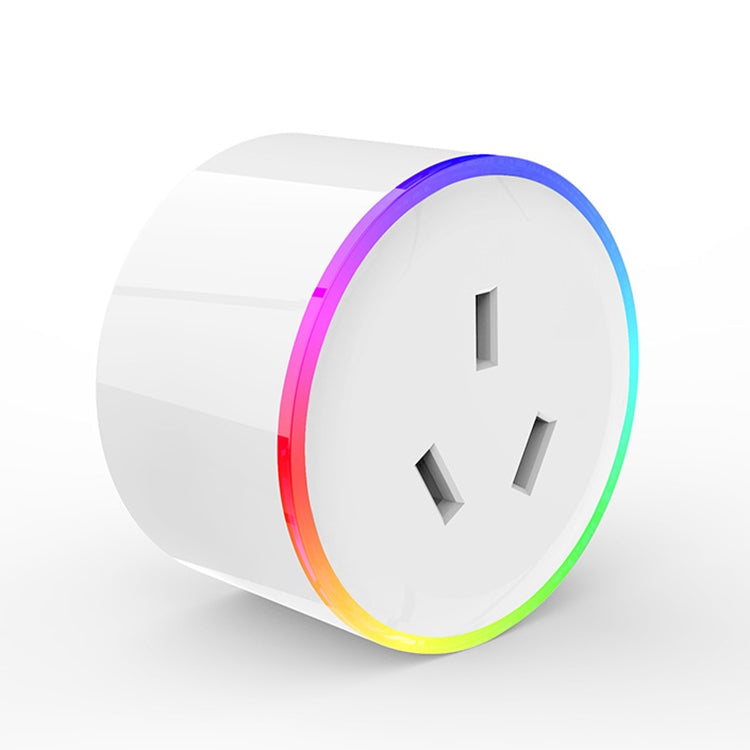10A RGB Szenenlicht WiFi Fernbedienung intelligenter Steckdosenadapter funktioniert mit Alexa & Google Home & IFTTT, AC 100-240V, AU-Stecker, XS-A17