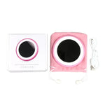 OneFire 1W 10 LEDs Multifunktions wiederaufladbarer Donut-förmiger Kosmetikspiegel LED-Schreibtischlampe Nachtlicht, DC 5V, 1W Pink