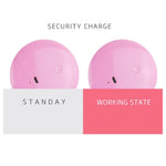 OneFire 1W 10 LEDs Multifunktions wiederaufladbarer Donut-förmiger Kosmetikspiegel LED-Schreibtischlampe Nachtlicht, DC 5V, 1W Pink
