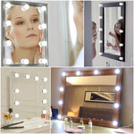 120 lm, 7000 K, USB-Ladefunktion, Kosmetiklampe im Hollywood-Stil, Kabellänge: 4,6 m, 5 V DC