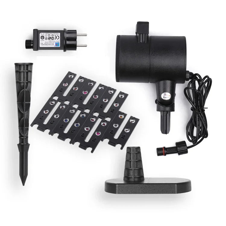8er-Set Muster-Außenrasenlampe, CPF-LM401