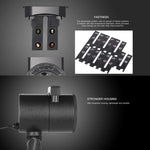 8er-Set Muster-Außenrasenlampe, CPF-LM401