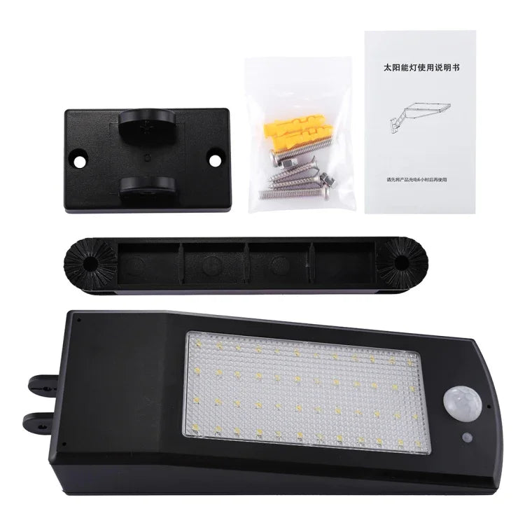 48 LEDs SMD 2835 900 LM Winkelverstellung Energiesparleuchte mit 5V 3.2W Solarpanel, 6.8W 48 LEDs