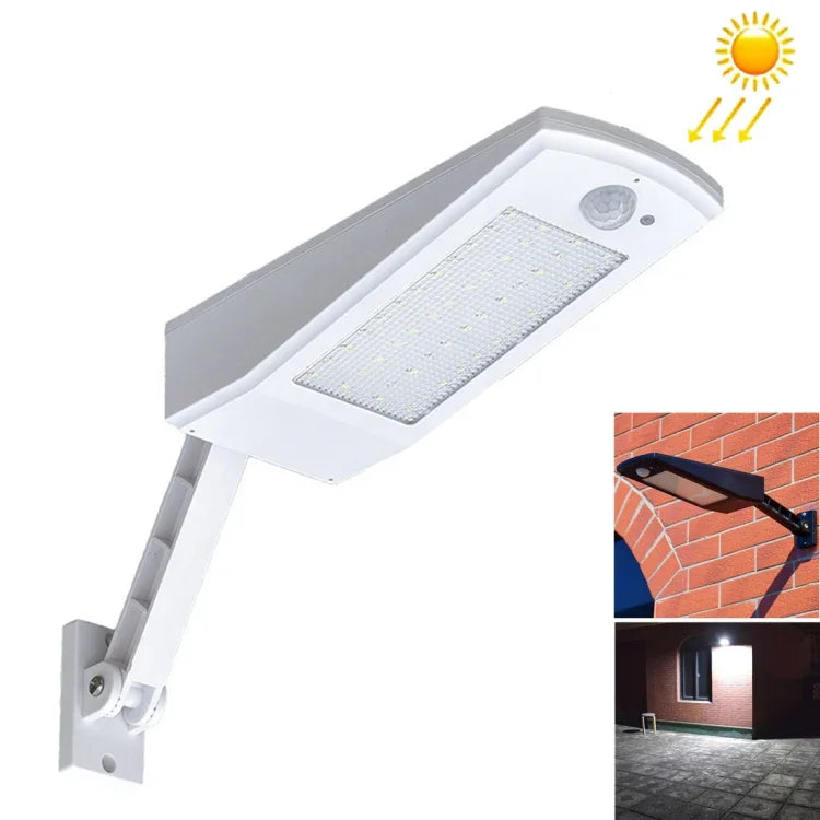 48 LEDs SMD 2835 900 LM Winkelverstellung Energiesparleuchte mit 5V 3.2W Solarpanel, 6.8W 48 LEDs