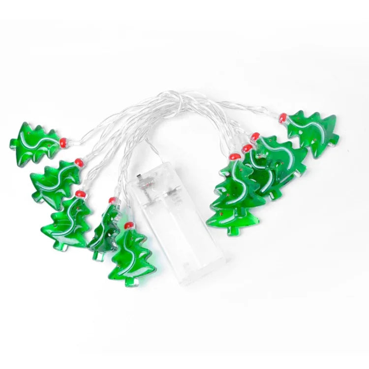 1,5m 10 Lichter Weihnachtsbaum LED Lichterkette, Weihnachtsbaum