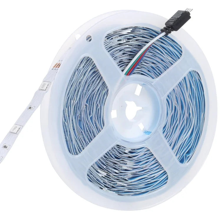 10m 300 LEDs SMD 5050 IP44 Wasserdichter RGB-Lichtstreifen mit 24-Tasten-Fernbedienung, EU-Stecker, 10m 300 LEDs IP44