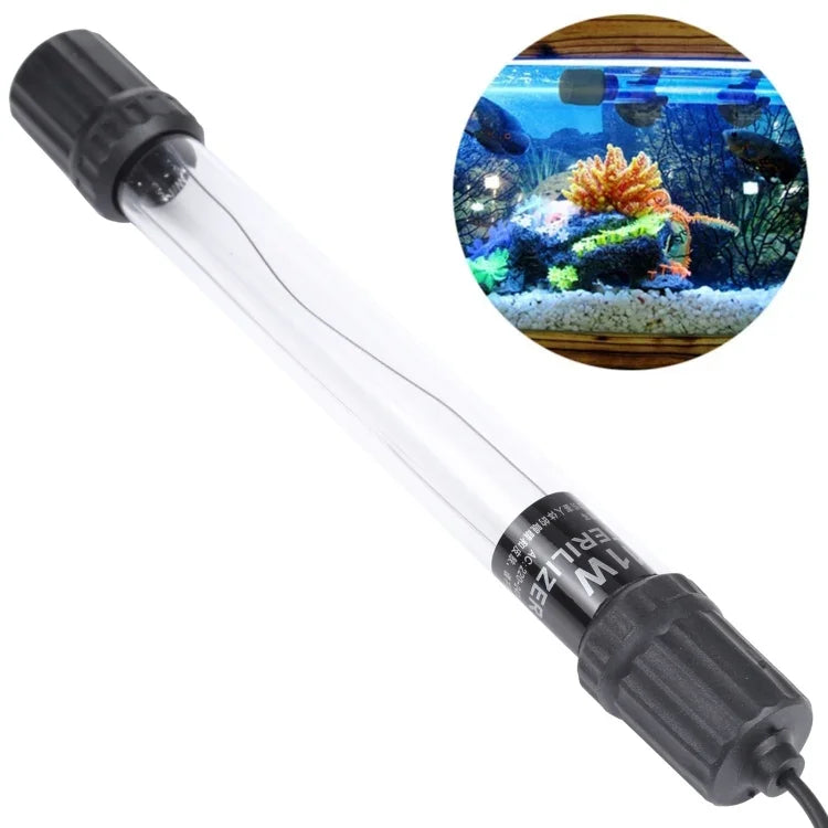 UV-011 11W UV-C-Entkeimungslampe für Aquarien, EU-Stecker, 11W