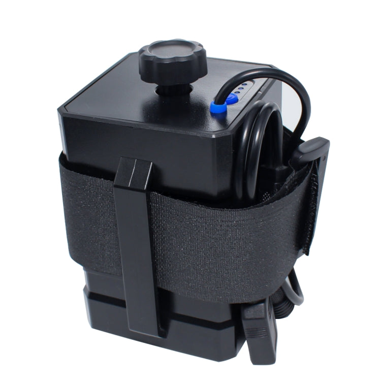 3 Sektionen 18650/26650 IPX7 Wasserdichte Akku-Box mit 12v Rundstecker & 5v USB-Anschluss Ausgangsspannung Ohne Akku, 12v