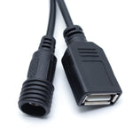 3 Sektionen 18650/26650 IPX7 Wasserdichte Akku-Box mit 12v Rundstecker & 5v USB-Anschluss Ausgangsspannung Ohne Akku, 12v