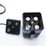 3 Sektionen 18650/26650 IPX7 Wasserdichte Akku-Box mit 12v Rundstecker & 5v USB-Anschluss Ausgangsspannung Ohne Akku, 12v